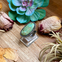Load image into Gallery viewer, MJ Turquoise Ring – Sterling Silver