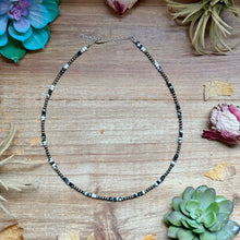 Load image into Gallery viewer, Faceted Zebra Jasper Necklace – 19" + Extender – 3mm