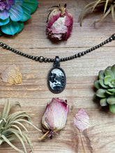 Load image into Gallery viewer, MJ Pendant - White Buffalo Sterling Silver
