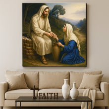 Load image into Gallery viewer, Samaritan at the Well Faith Wall Art