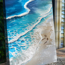 Load image into Gallery viewer, Beachfront Painting Coastal Wall Art III