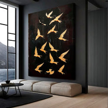 Load image into Gallery viewer, Abstract Flying Swallow Wall Art