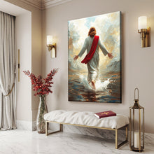 Load image into Gallery viewer, Jesus Christ Walking On Water Faith Wall Art IX
