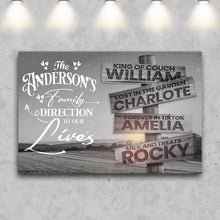 Load image into Gallery viewer, Direction Of Our Lives Family Farm Names Sign III