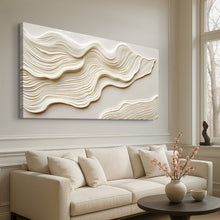 Load image into Gallery viewer, Ivory Impasto Abstract Wall Art