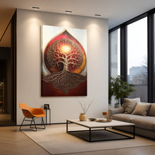 Load image into Gallery viewer, Tree of Life: Sacred Geometry Abstract Wall Art