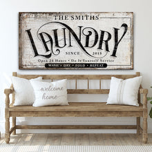 Load image into Gallery viewer, Laundry Room Sign VIII