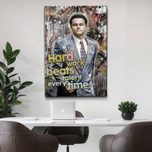 Load image into Gallery viewer, Hard Work Beats Talent Every Time Motivational Wall Sign