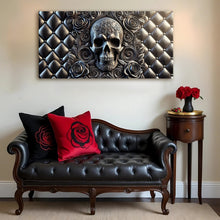 Load image into Gallery viewer, 3D Rose And Skull Wall Art IV