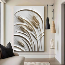 Load image into Gallery viewer, 3D Minimalist Wheat Wall Art