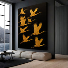 Load image into Gallery viewer, Abstract Sandhill Cranes Wall Art