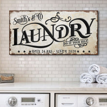 Load image into Gallery viewer, The Laundry Room Sign VI