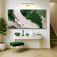 Load image into Gallery viewer, Green Rivers Abstract Wall Art IV