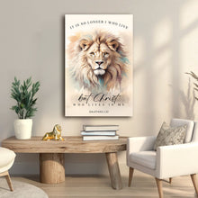 Load image into Gallery viewer, Galatians 2:20 - Christ Who Lives In Me Faith Sign
