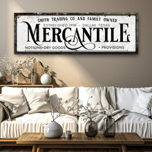 Load image into Gallery viewer, Family Owned Mercantile Sign