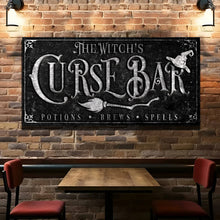 Load image into Gallery viewer, The Witch's Curse Bar Halloween Sign