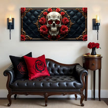 Load image into Gallery viewer, 3D Rose and Skull Wall Art VII