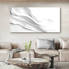 Load image into Gallery viewer, White Minimalist Wall Art