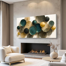 Load image into Gallery viewer, Lotus Leaf Abstract Wall Art VIII
