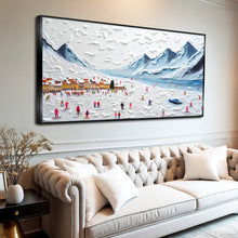 Load image into Gallery viewer, Snow Mountain Abstract Wall Art II