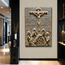 Load image into Gallery viewer, Three Cross Calvary Hill Wall Art