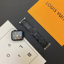 Load image into Gallery viewer, APPLE WATCH STRAP STITCHING MONOGRAM LEATHER