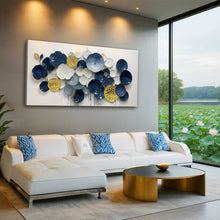Load image into Gallery viewer, Lotus Leaf Abstract Wall Art VII