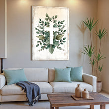Load image into Gallery viewer, Minimalist Cross Faith Wall Art II