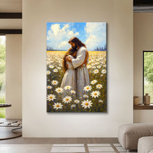 Load image into Gallery viewer, Jesus Hugging Woman Faith Wall Art II