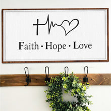 Load image into Gallery viewer, Faith, Hope, Love Faith Wall Art