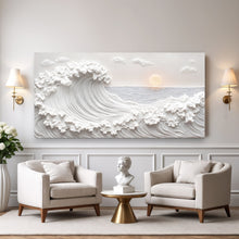 Load image into Gallery viewer, Ocean Waves Abstract Wall Art
