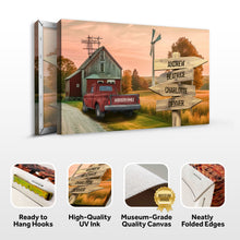 Load image into Gallery viewer, Old Truck Barn Family Names Sign
