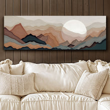 Load image into Gallery viewer, Abstract Mountains Landscape Wall Art