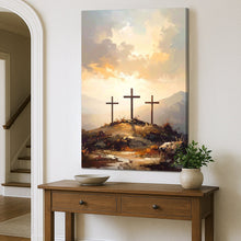 Load image into Gallery viewer, Three Crosses on Calvary Faith Wall Art