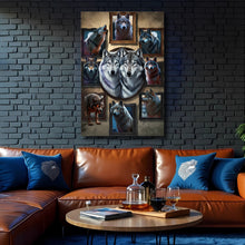 Load image into Gallery viewer, 3D Wolf Collage Wall Art