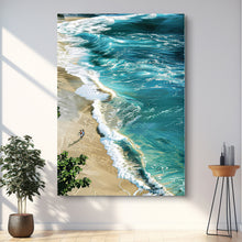 Load image into Gallery viewer, Beachfront Painting Coastal Wall Art II