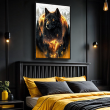 Load image into Gallery viewer, Eclipse of the Alpha Wolf Wall Art