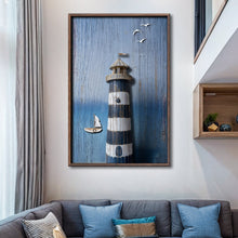 Load image into Gallery viewer, Wooden Lighthouse Coastal Wall Art III