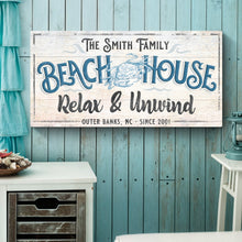 Load image into Gallery viewer, Beach House Sign IV