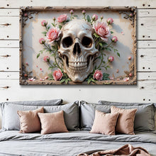 Load image into Gallery viewer, 3D Rose And Skull Wall Art V