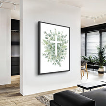 Load image into Gallery viewer, Minimalist Cross Faith Wall Art