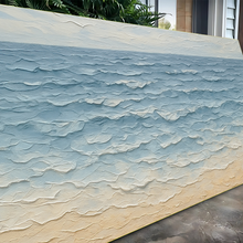 Load image into Gallery viewer, Serene Ocean Wave Coastal Wall Art VI