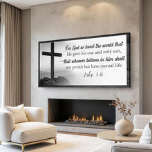 Load image into Gallery viewer, John 3:16: For God So Loved The World Faith Sign V