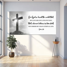 Load image into Gallery viewer, John 3:16: For God So Loved The World Faith Sign VI