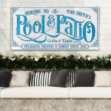 Load image into Gallery viewer, Personalized Swimming Pool Sign