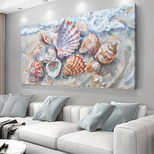 Load image into Gallery viewer, Sea Shells Modern Coastal Wall Art