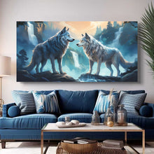 Load image into Gallery viewer, 3D Wolves Wall Art IV