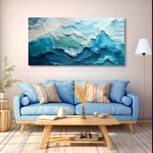 Load image into Gallery viewer, Blue Ocean Coastal Wall Art II