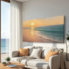Load image into Gallery viewer, Beach Shoreline Coastal Wall Art IV