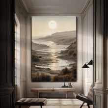 Load image into Gallery viewer, Misty Shores Coastal Impasto Wall Art